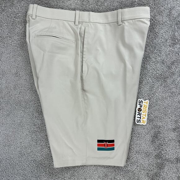 Nike Dri-Fit Golf Shorts Mens 38 Performance Lightweight Kenya Flag DA8740-072 - Picture 1 of 10